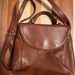 Coach 4158 Soho Handle Leather Crossbody Bag British Tan
